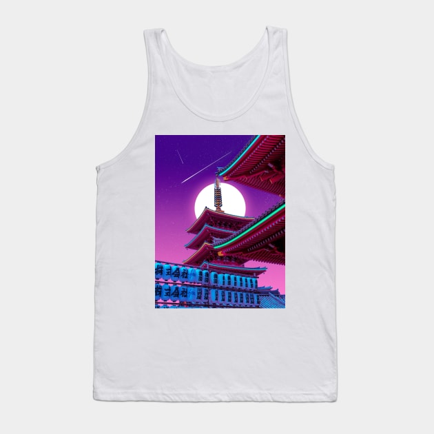 Neon Lights Tank Top by funglazie